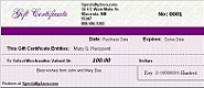 Gift Certificate